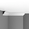 Картинка - Плинтус потолочный гладкий DECOMASTER DP-2212F гибкий (125*105*2400мм)