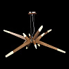 Картинка - Подвесная люстра Loft It Glowworm 10160 Dark wood