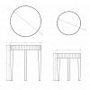 Картинка - Комплект из 2-х зеркальных столов