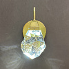 Картинка - Настенный светильник Delight Collection Crystal rock gold