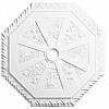 Картинка - Розетка потолочная DECOMASTER DR-313 (740*740, d вн. 55, h=29мм)