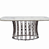 Картинка - Стол обеденный светло-серый (натуральный камень)