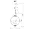 Картинка - СВЕТИЛЬНИК GARDA DECOR ВИНТАЖНЫЙ K2MP-766BR
