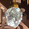 Картинка - Подвесной светильник Delight Collection Crystal rock 11 gold