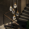Картинка - Подвесной светильник Delight Collection Crystal rock 5 gold