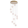 Картинка - Люстра каскадная Delight Collection MD20001012 MD20001012-12A gold