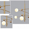 Картинка - Люстра Delight Collection Globe Mobile 5 brass