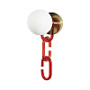Картинка - Настенное бра Loft It Chain 10128W Red