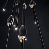 Картинка - Подвесной светильник Delight Collection Pezzo 12 pearl black