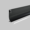 Картинка - Алюминиевый профиль плинтус с подсветкой 53x14 ALM-5314-B-2M