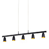 Картинка - Подвесной светильник Delight Collection P0184-5A Black and Gold