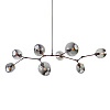 Картинка - Подвесная люстра Delight Collection Bubble 7058/8 black/smoky