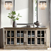 Картинка - Настенный светильник Delight Collection Odeon 2B black/clear
