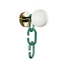Картинка - Настенное бра Loft It Chain 10128W Green