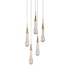 Картинка - Подвесной светильник Delight Collection Pour 5A br.brass