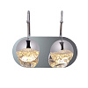 Картинка - Настенный светильник Delight Collection Globo 2C nickel