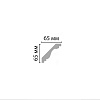 Картинка - Плинтус потолочный гладкий DECOMASTER DP-336 (65*65*2400мм)