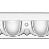 Картинка - Молдинг с рисунком DECOMASTER DT-8015 (30*15*2400мм)